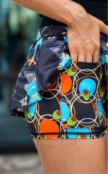 Court Skort- Shaken, Not Stirred / 14''