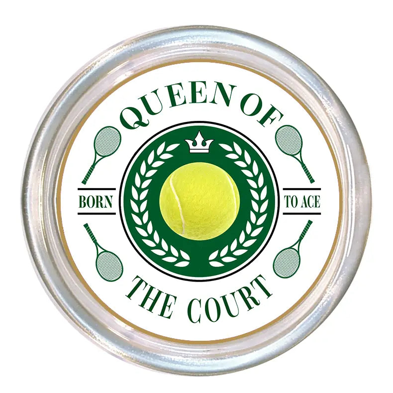 Queen of the Court Born To Ace Tennis Coaster