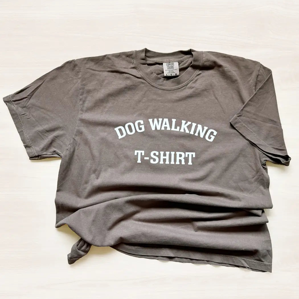 Dog Walking T-Shirt – Fall Colors Collection