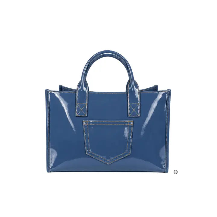 The Denim Darlin' Vinyl Tote Bag©