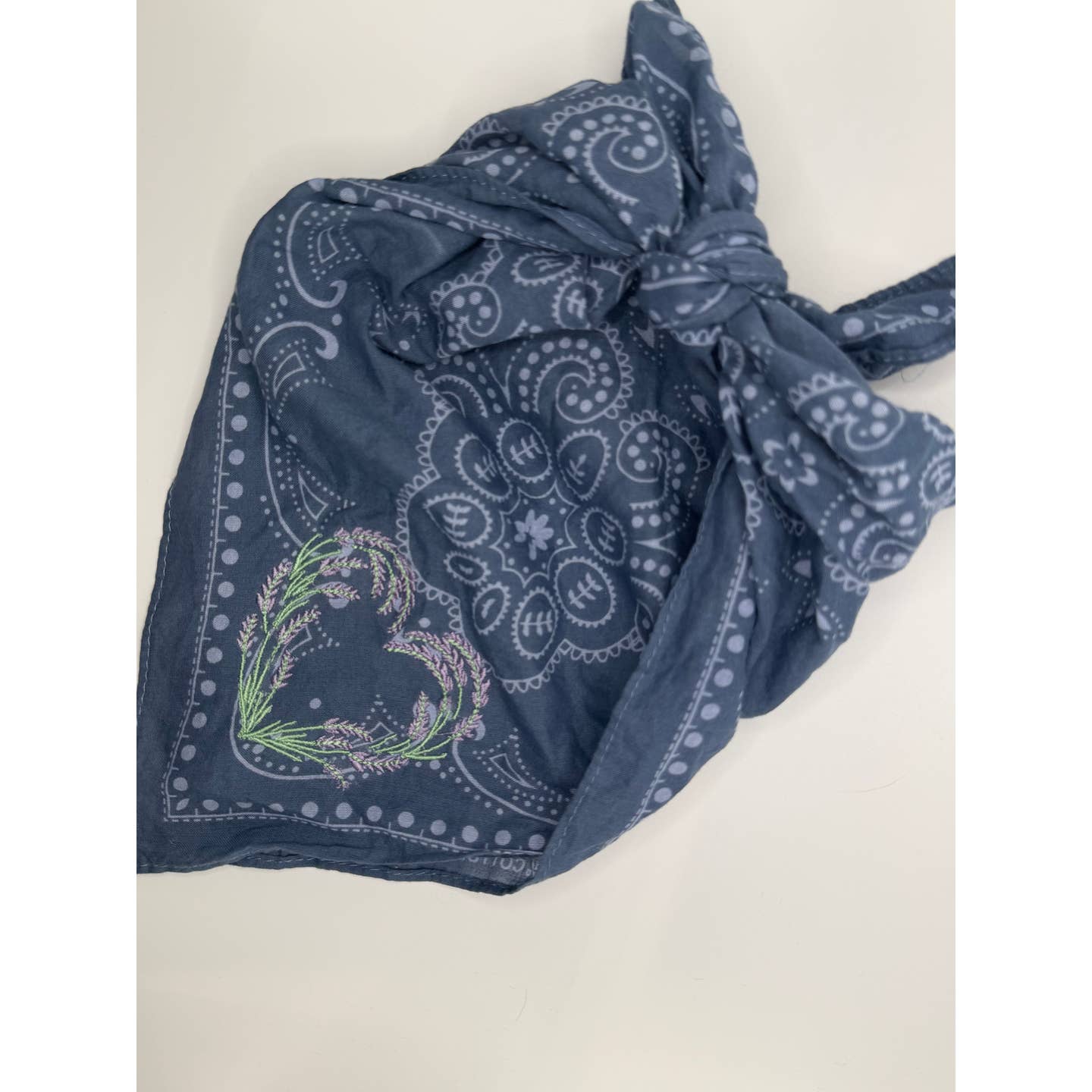 Valentine's Lavender Heart Bandana