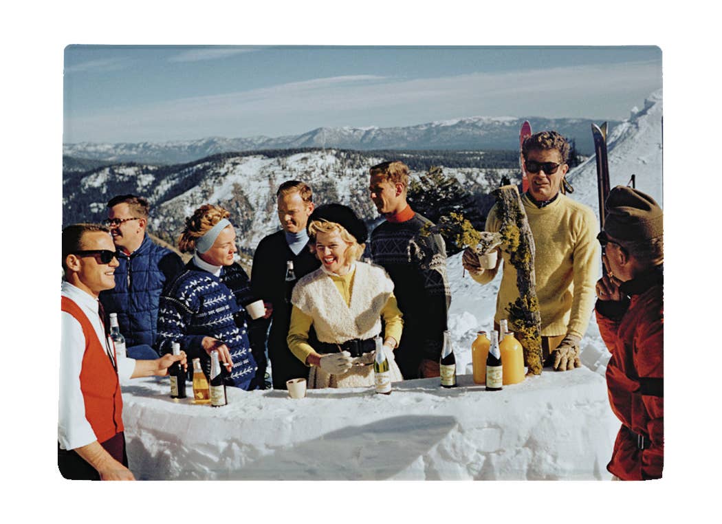 Toss Designs - Cutting Board - Ski Drink