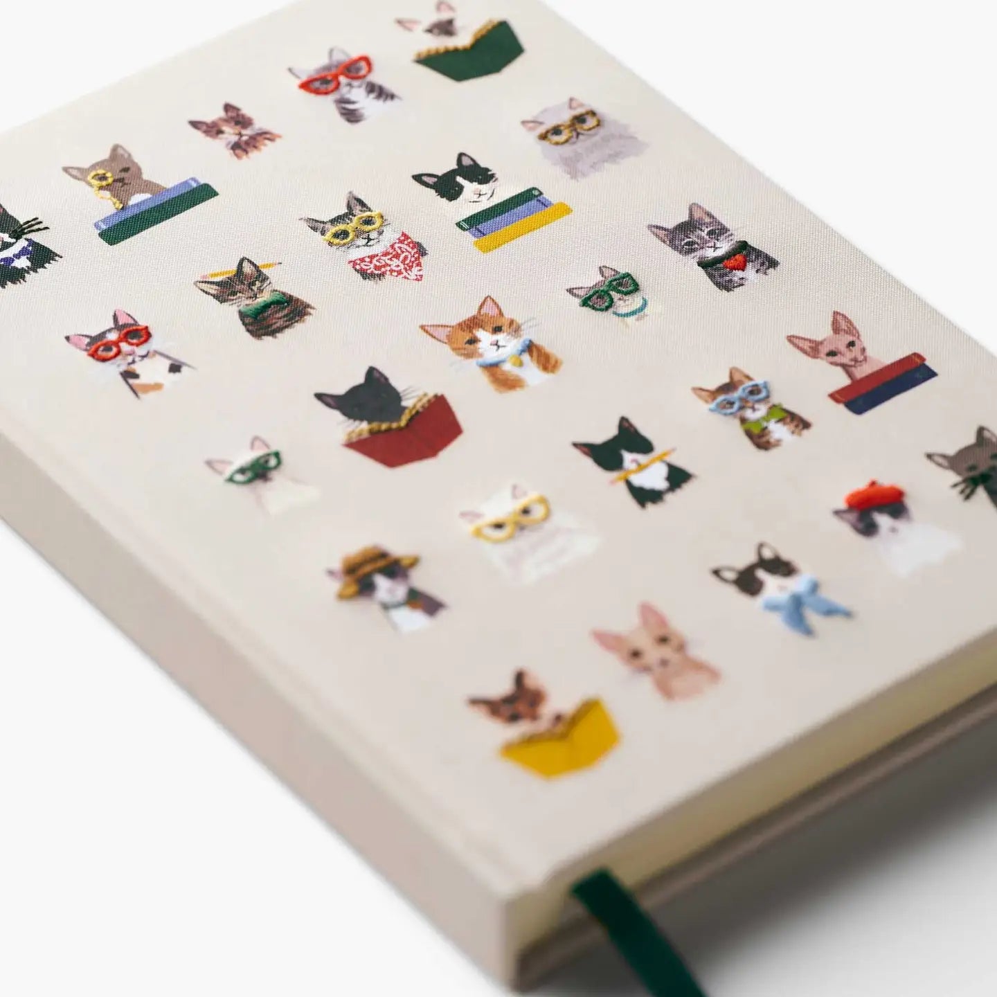 Studious Cats Embroidered Journal