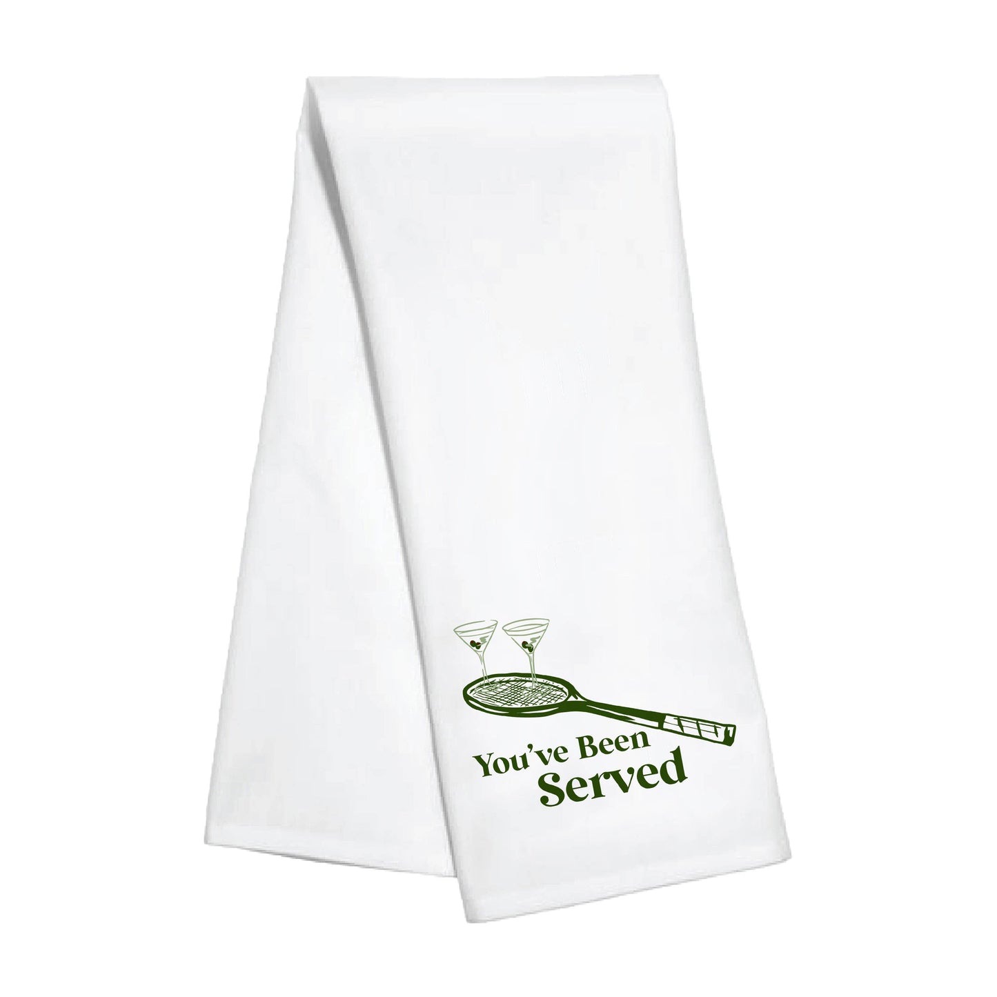 Toss Designs - Kitchen Towel - You've Been Served Tennis