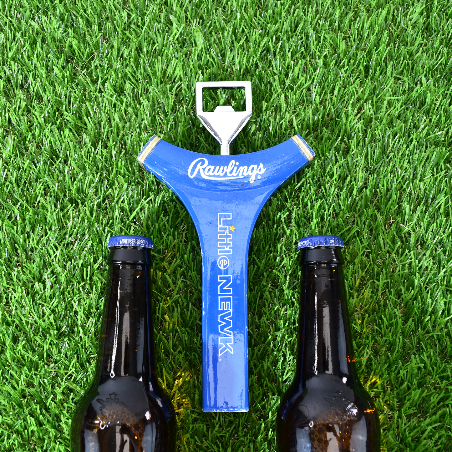 Antique Wooden Tennis Racquet Neck Bottle Opener