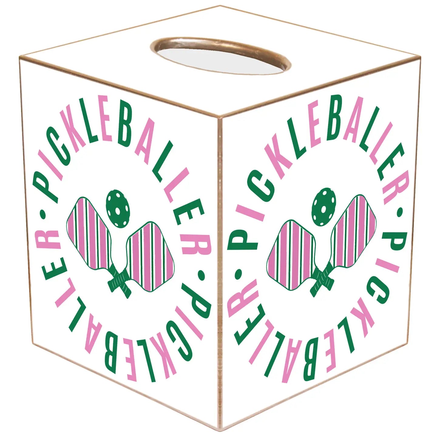 Pickleballer Tissue Box