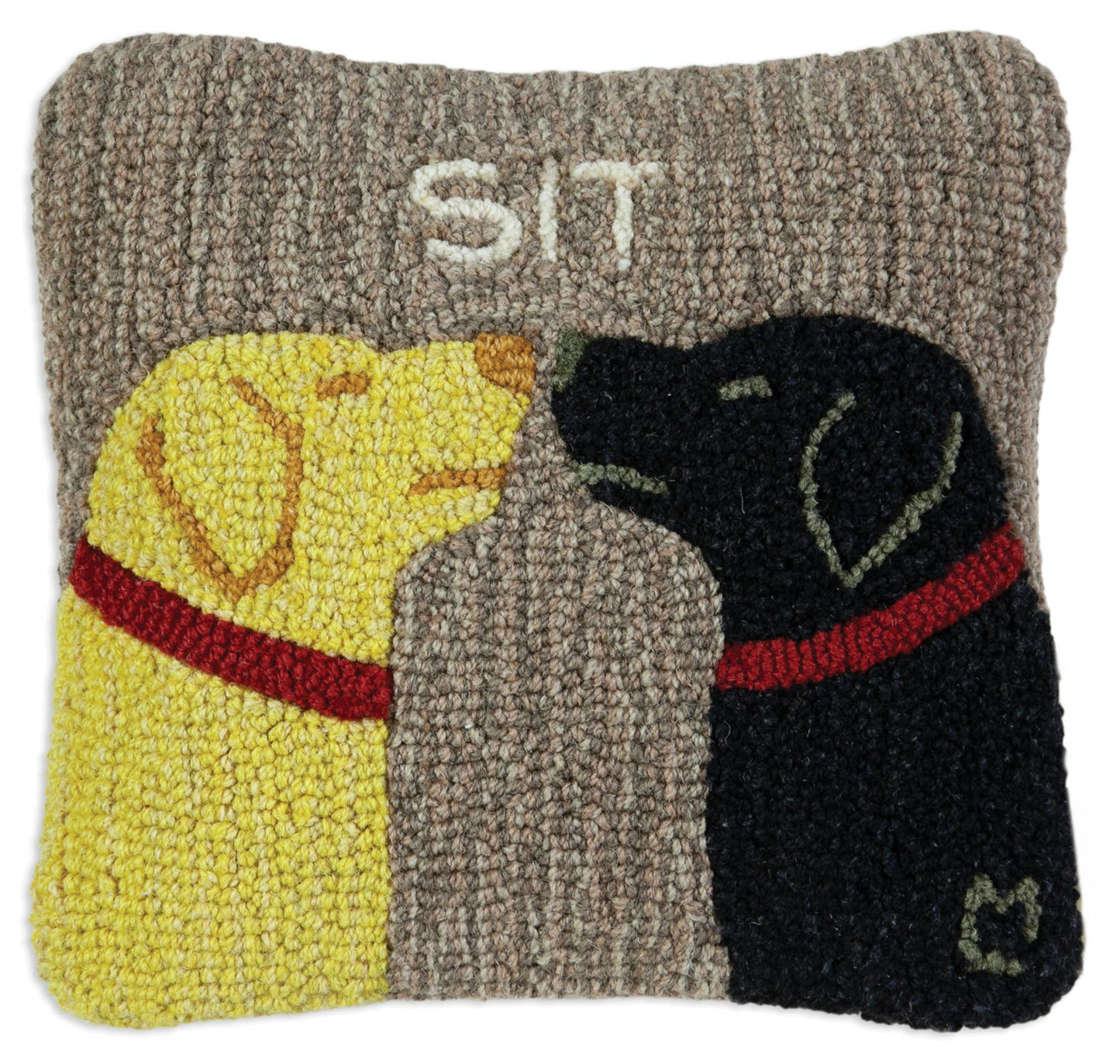 Sit Decorative Wool Pillow