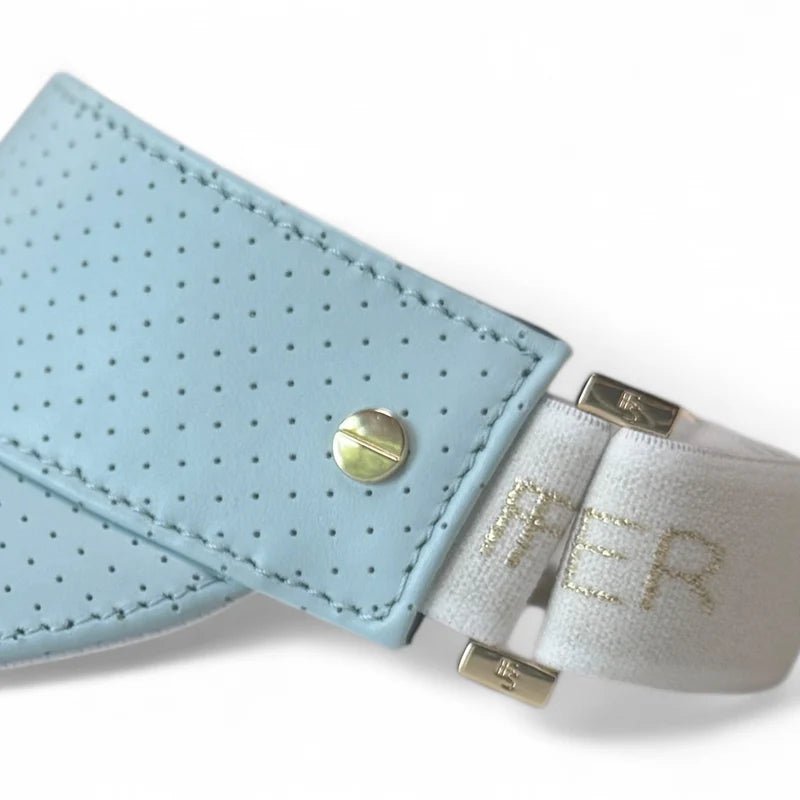 Fenix Sportier The Leather Visor - Hydrangea & Gold