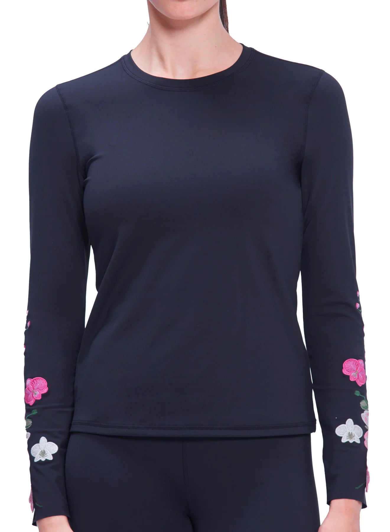 Bouquet Long Sleeve Top - Orchid