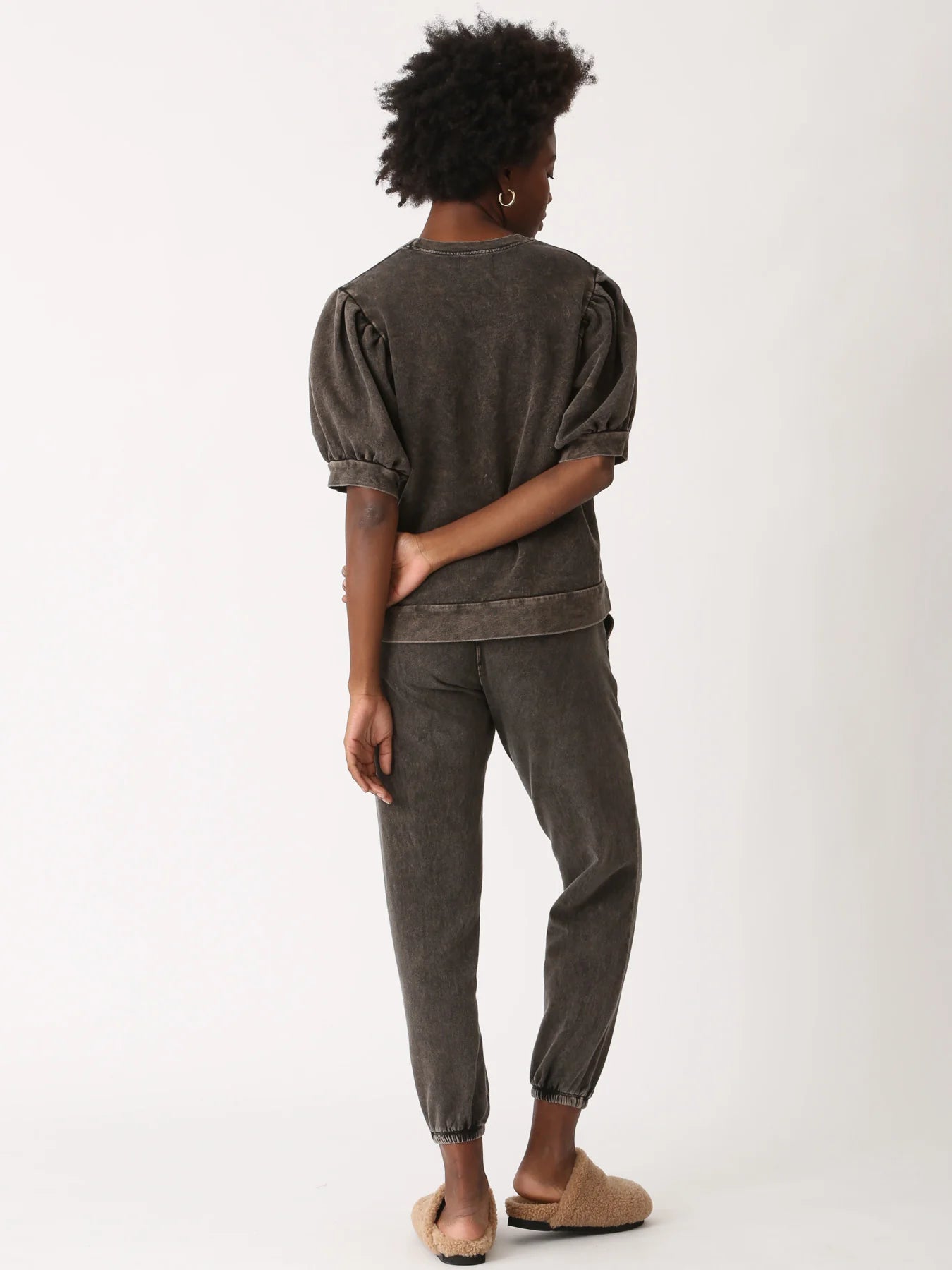 Casey Short Sleeve Sweatshirt - Russet