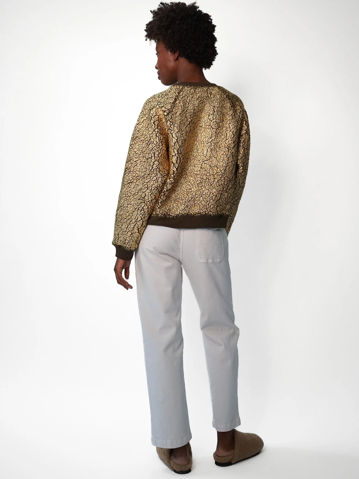 Ronan Pullover - Gold Metallic