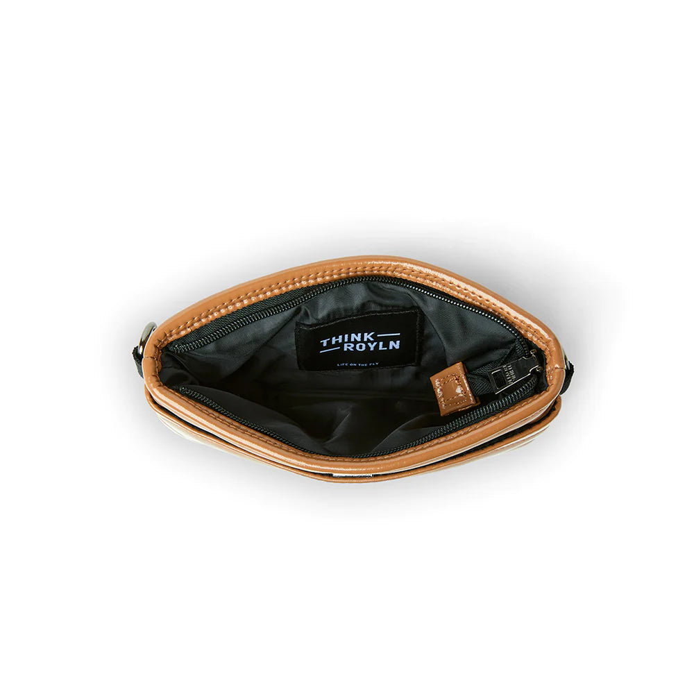 BUM BAG/CROSSBODY - Dark Nude Patent