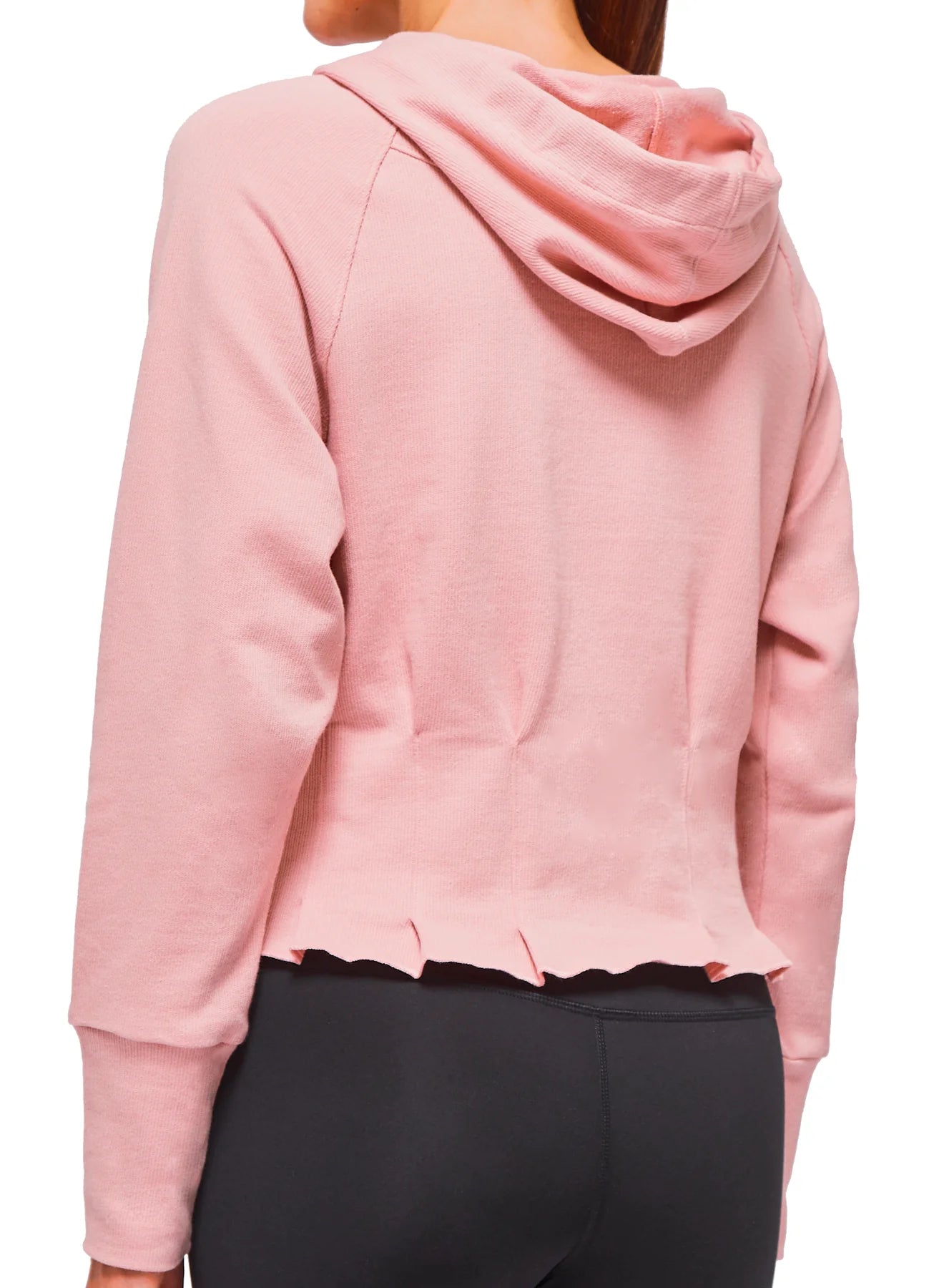 Pleated Hoodie by Urban Savage - Dusty Rose