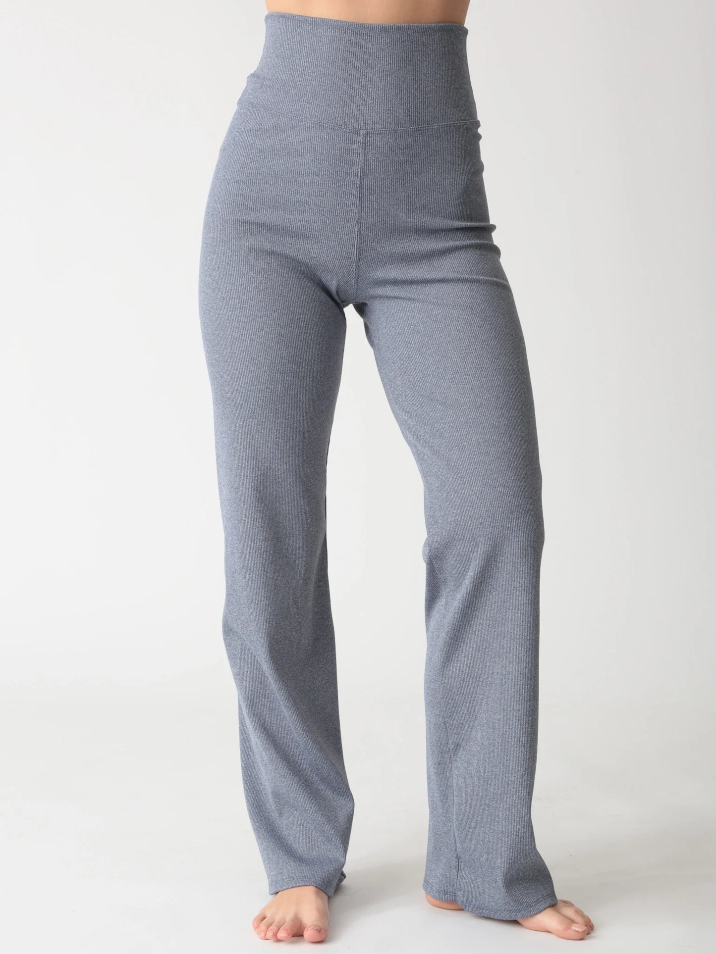 Ella Pant- Rib Stone Blue