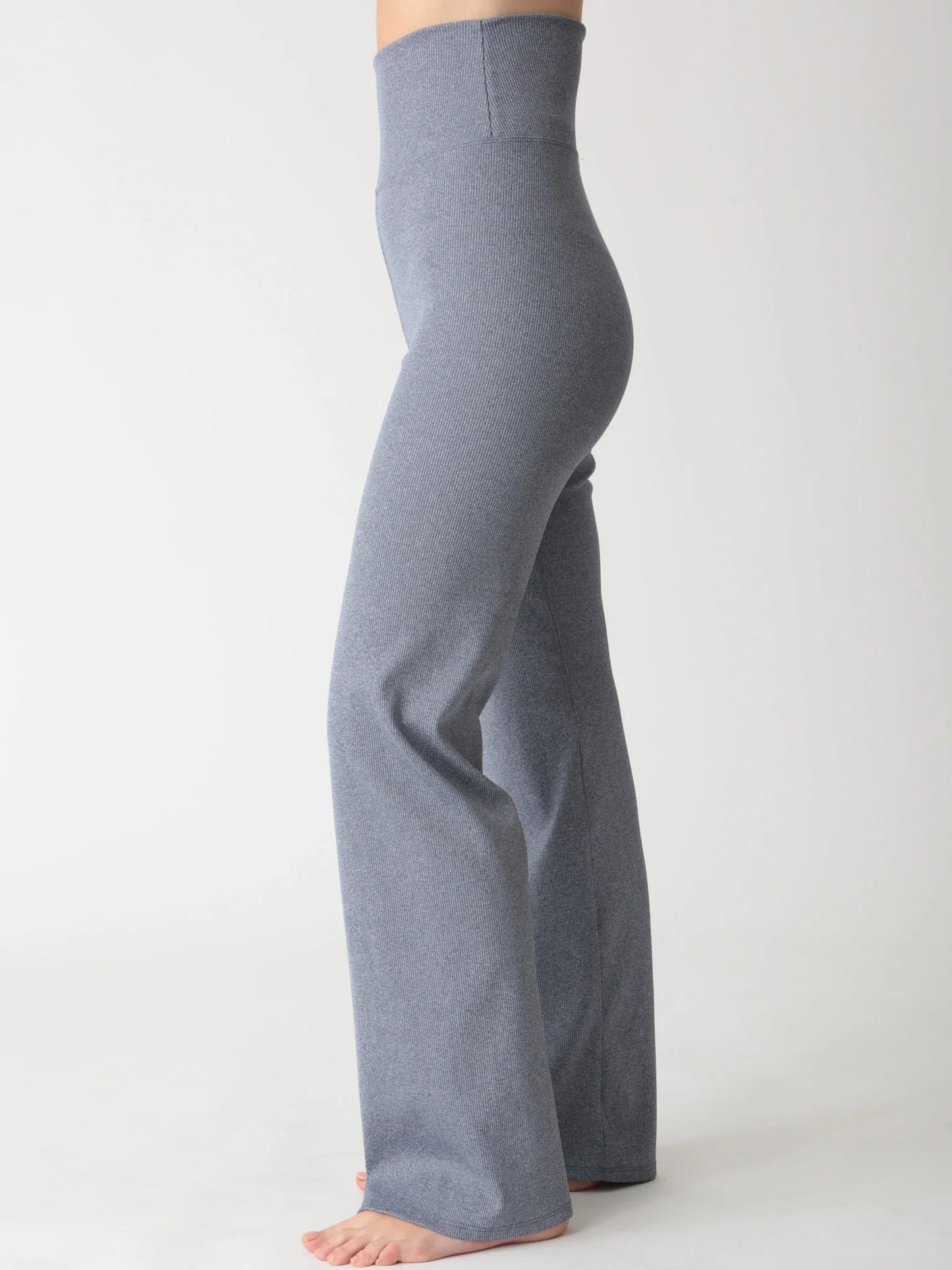 Ella Pant- Rib Stone Blue
