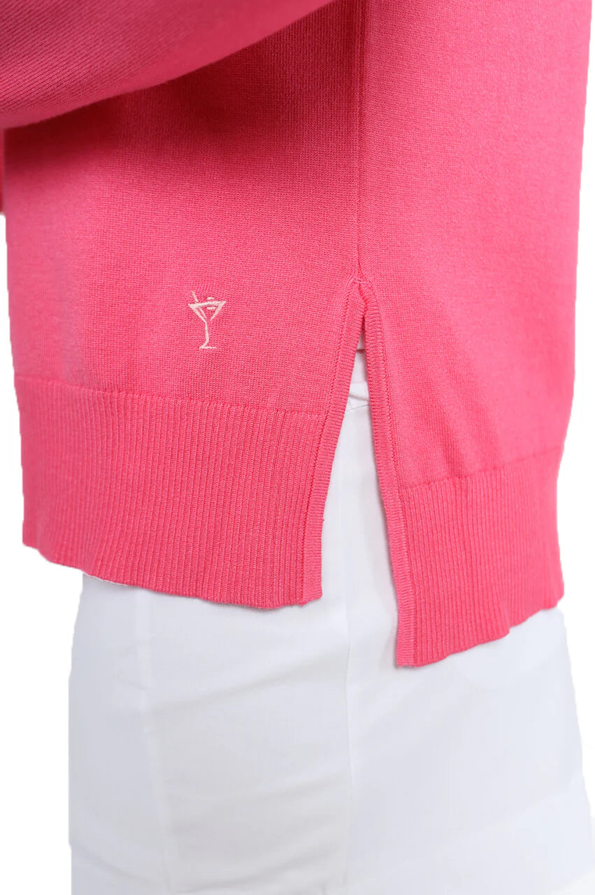 HOT PINK RELAXED FIT SWEATER