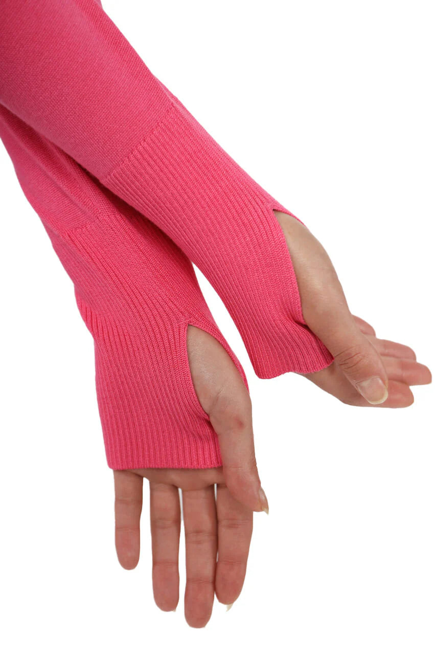 HOT PINK RELAXED FIT SWEATER