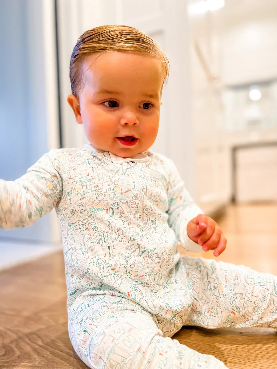 Golf - Baby Zip Onesie