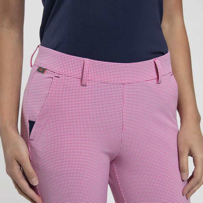 Peony/White - Women's Ikala 7/8 Treggings Pattern