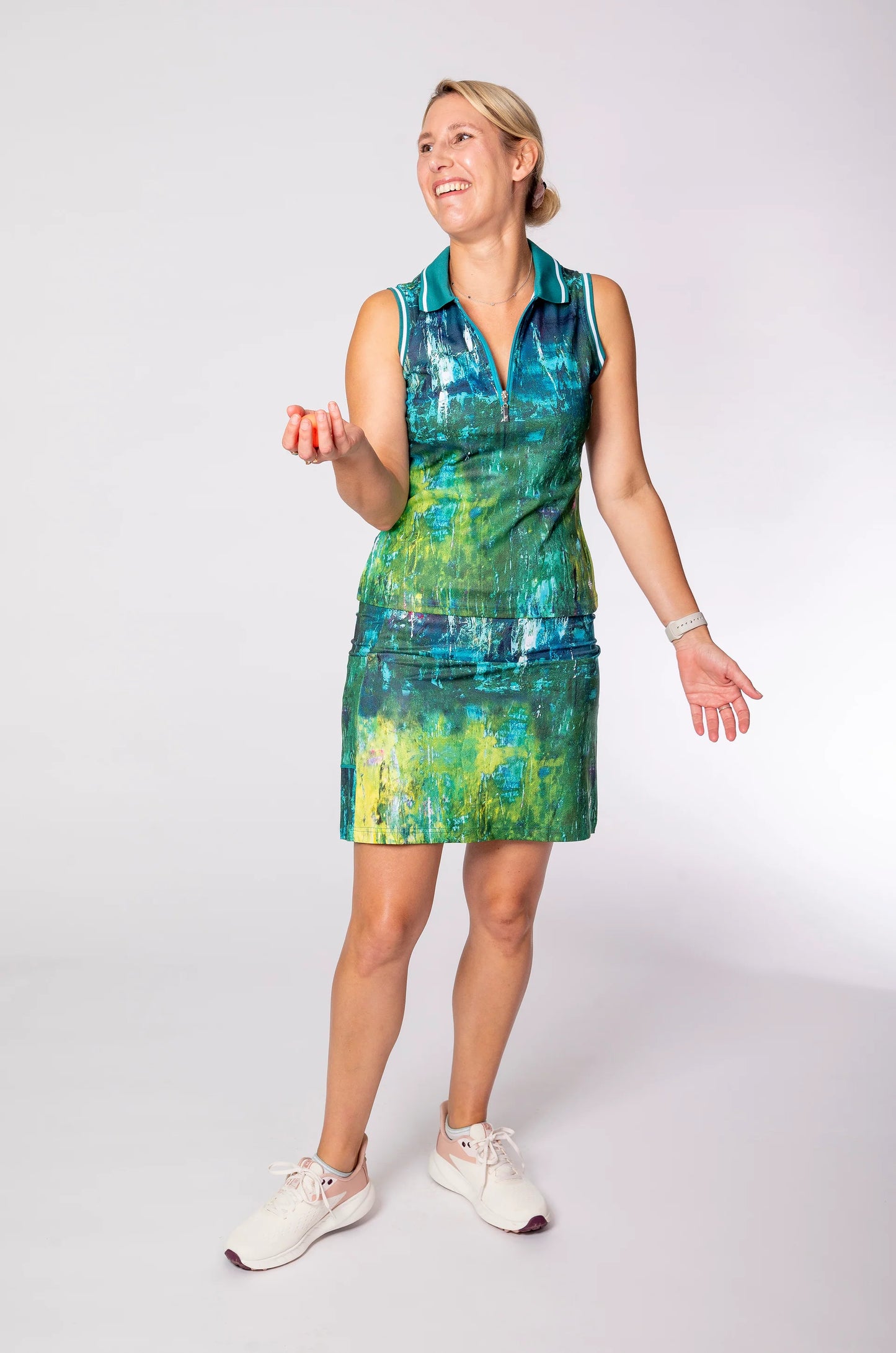 A-LINE ART GOLF SKORT - PAUSE & REFLECT