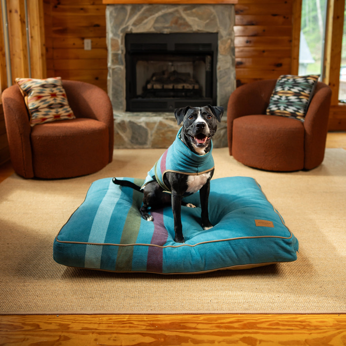 Pendleton Cabin Stripe Fleece Pet Napper