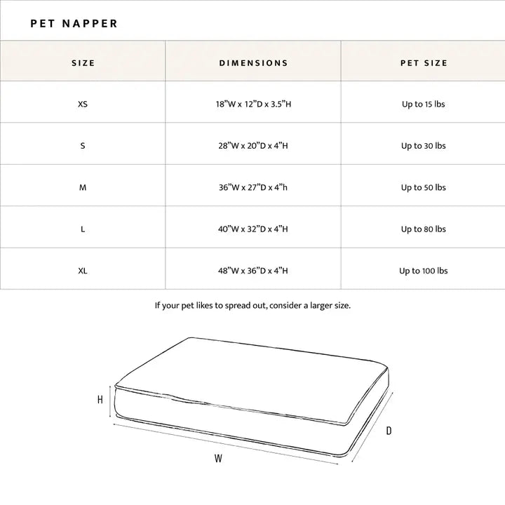 Pendleton Pet National Park Rectangular Pet Napper Dog Bed - Acadia