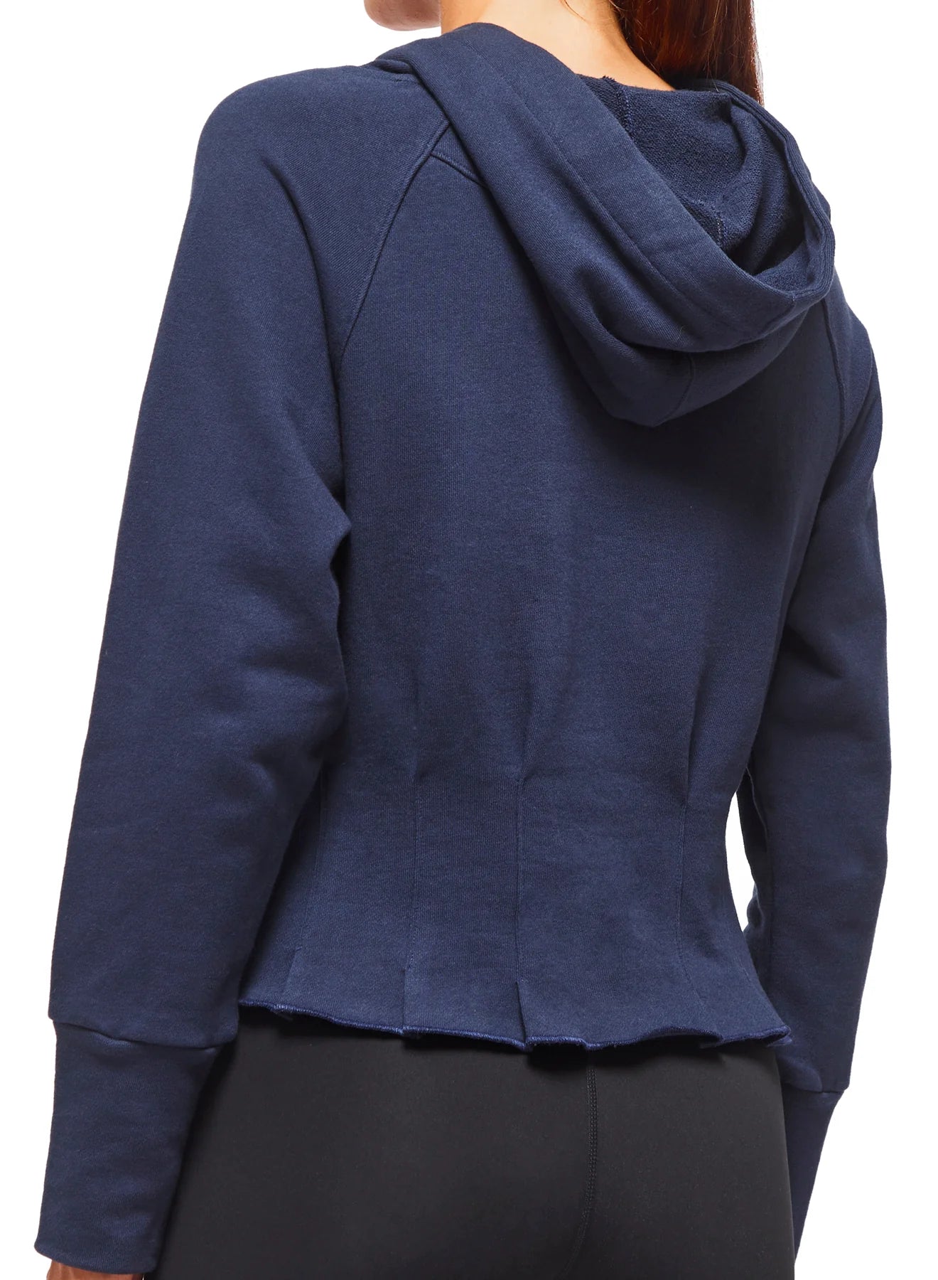 Pleated Hoodie by Urban Savage - Navy