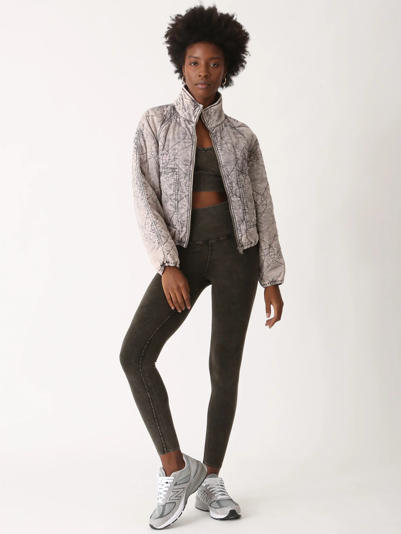 Quilted Jacket - Driftwood