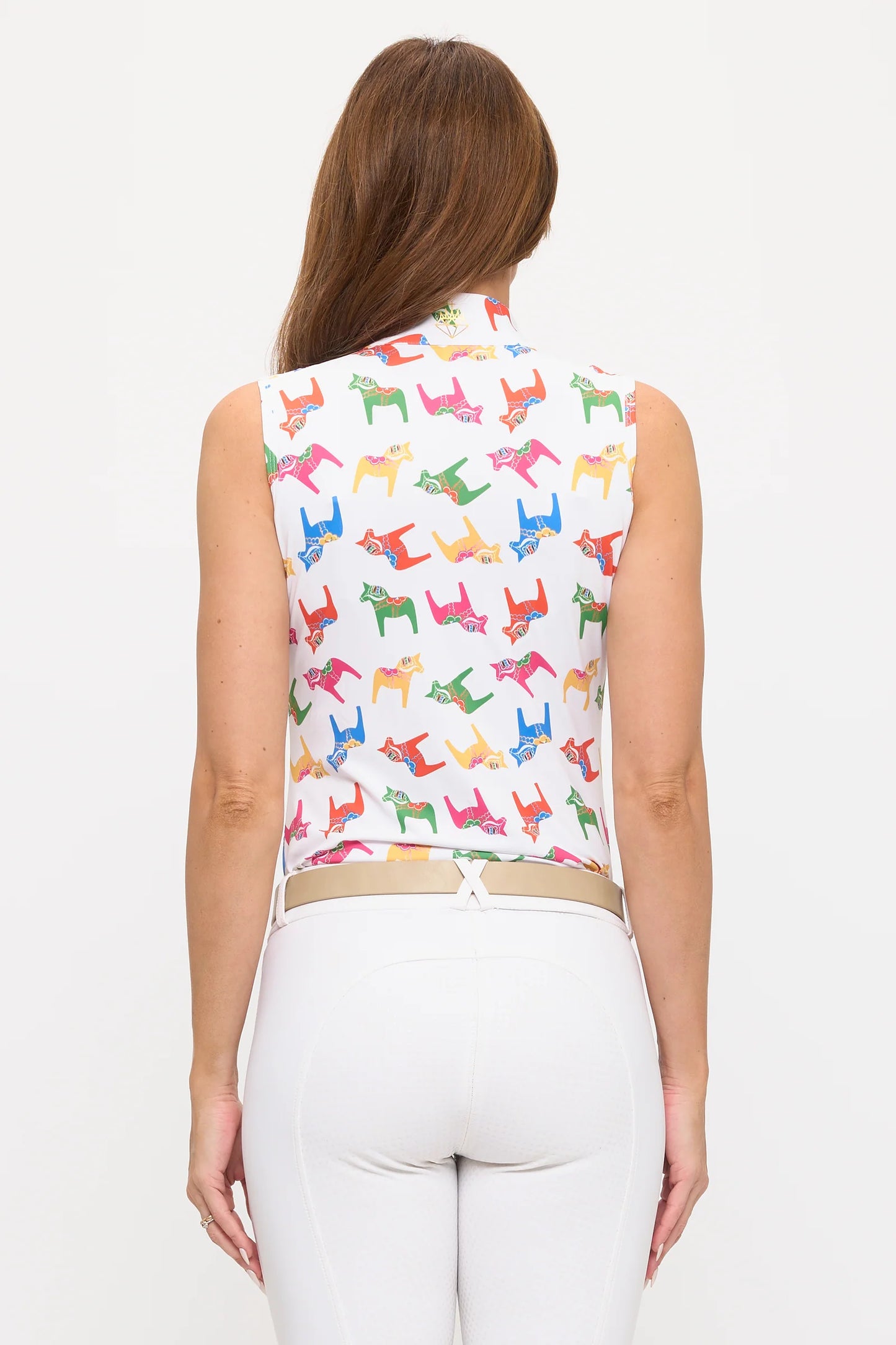 Dancing Equestrian Sleeveless Shirt - Lucky Dala