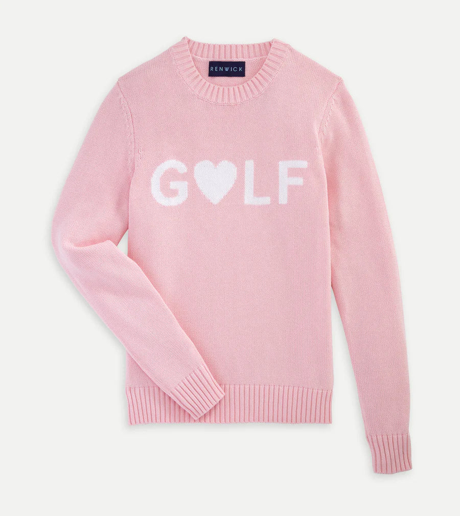Club Golf Heart Sweater