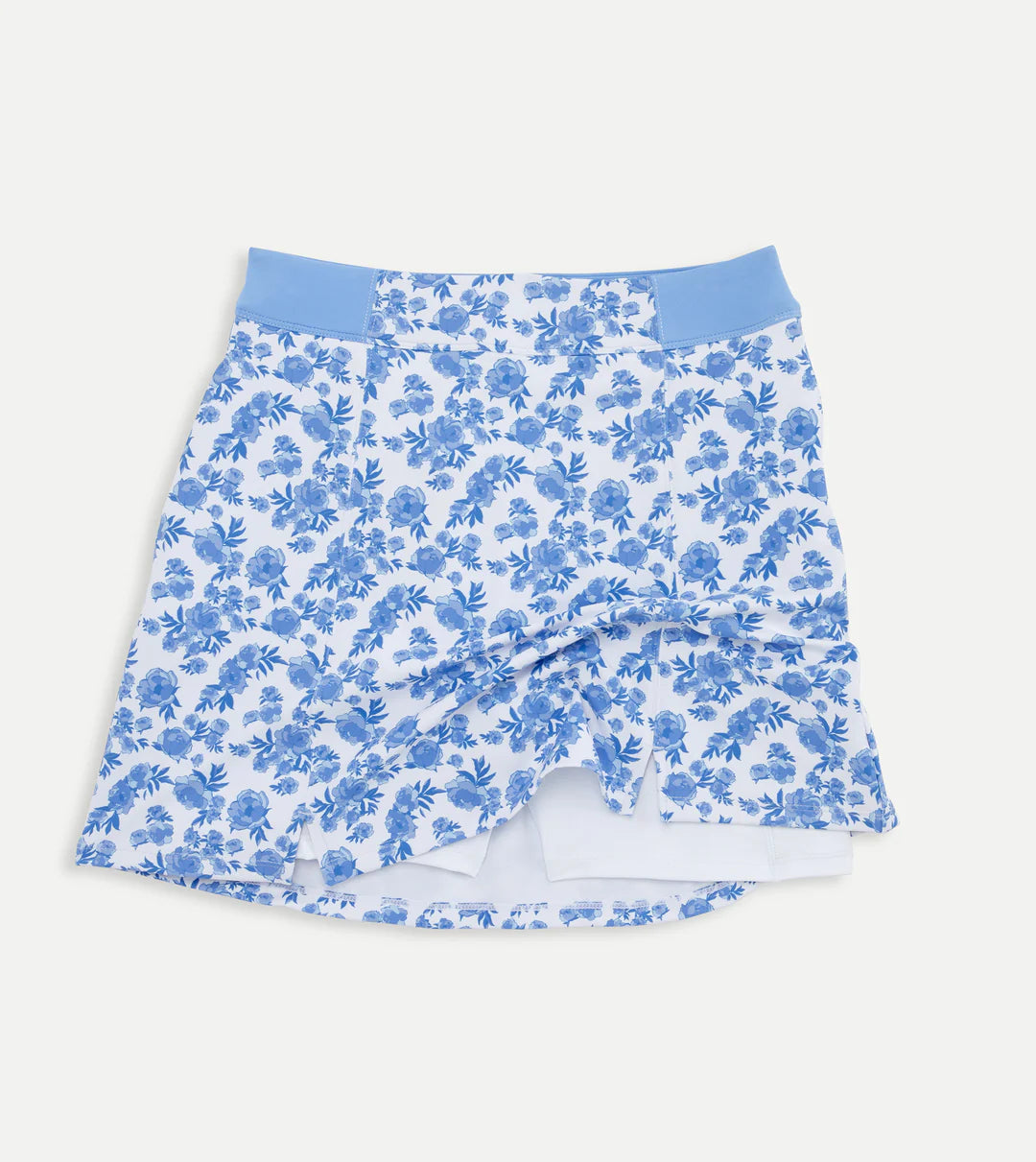 Peony Printed Skort - Periwinkle