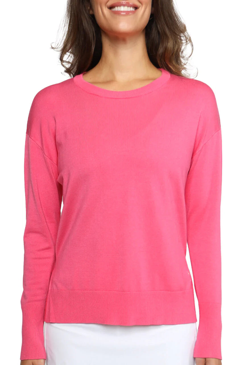 HOT PINK RELAXED FIT SWEATER