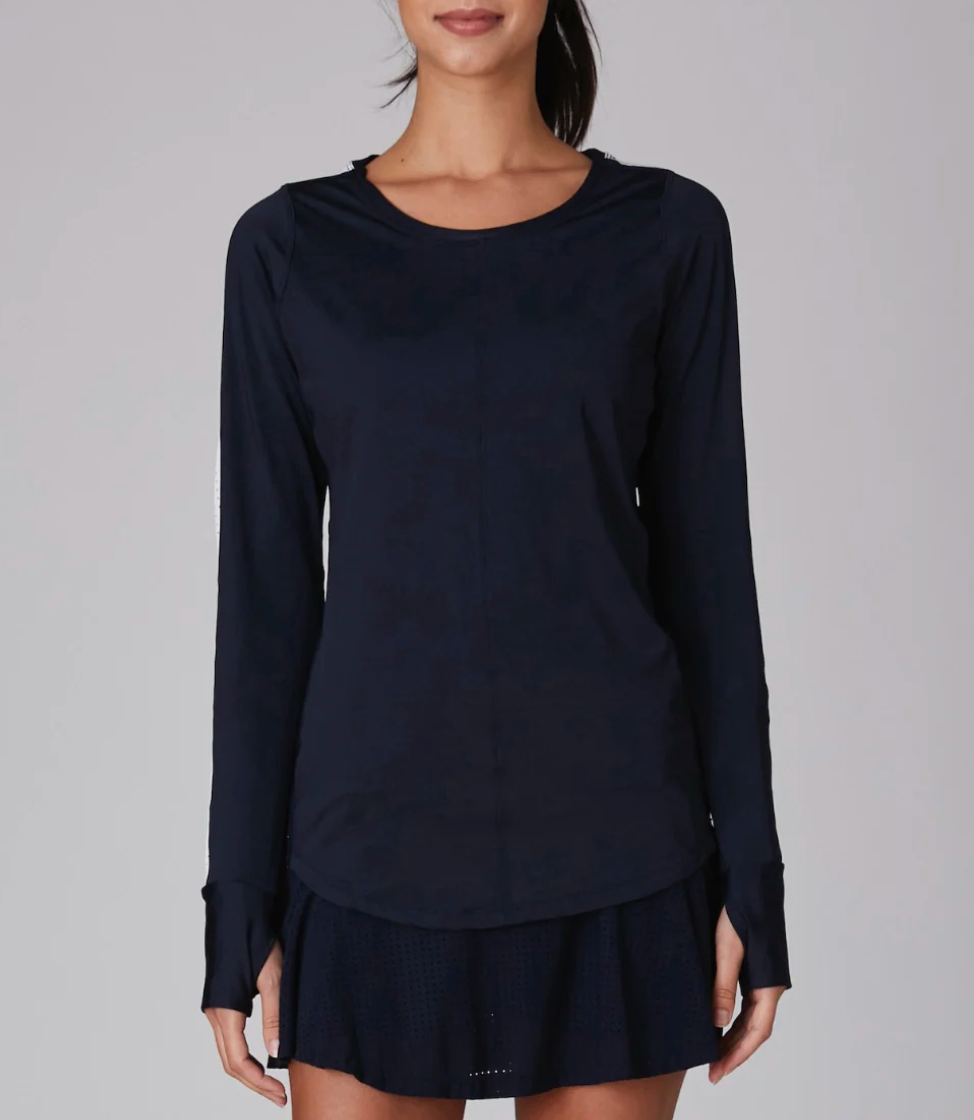 PERFORMANCE LONG SLEEVE TEE - NAVY