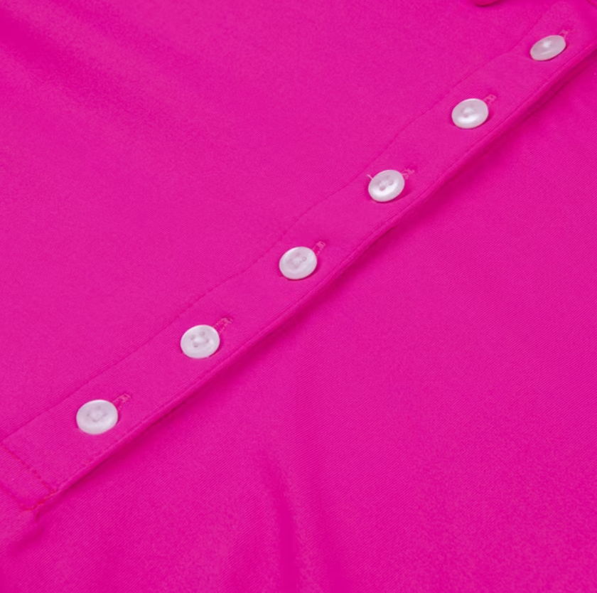 Women's Scotscraig Polo L/S - Magenta