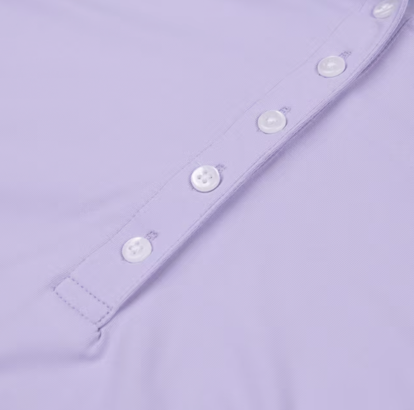 Women's Scotscraig Polo L/S - Wisteria