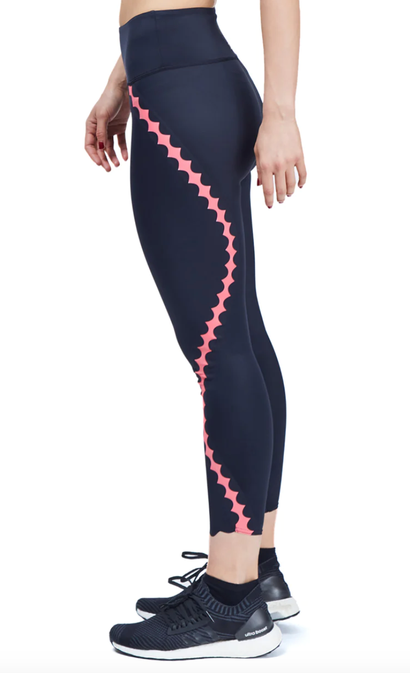Scallop Legging by Urban Savage - Multiple Colors