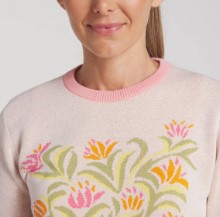 Dani Dazey Golf Sweater - Warm White