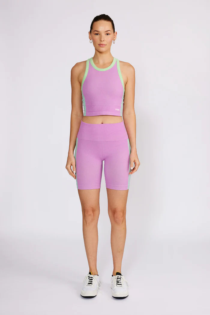 STACY SEAMLESS BIKER SHORTS LIME PINK