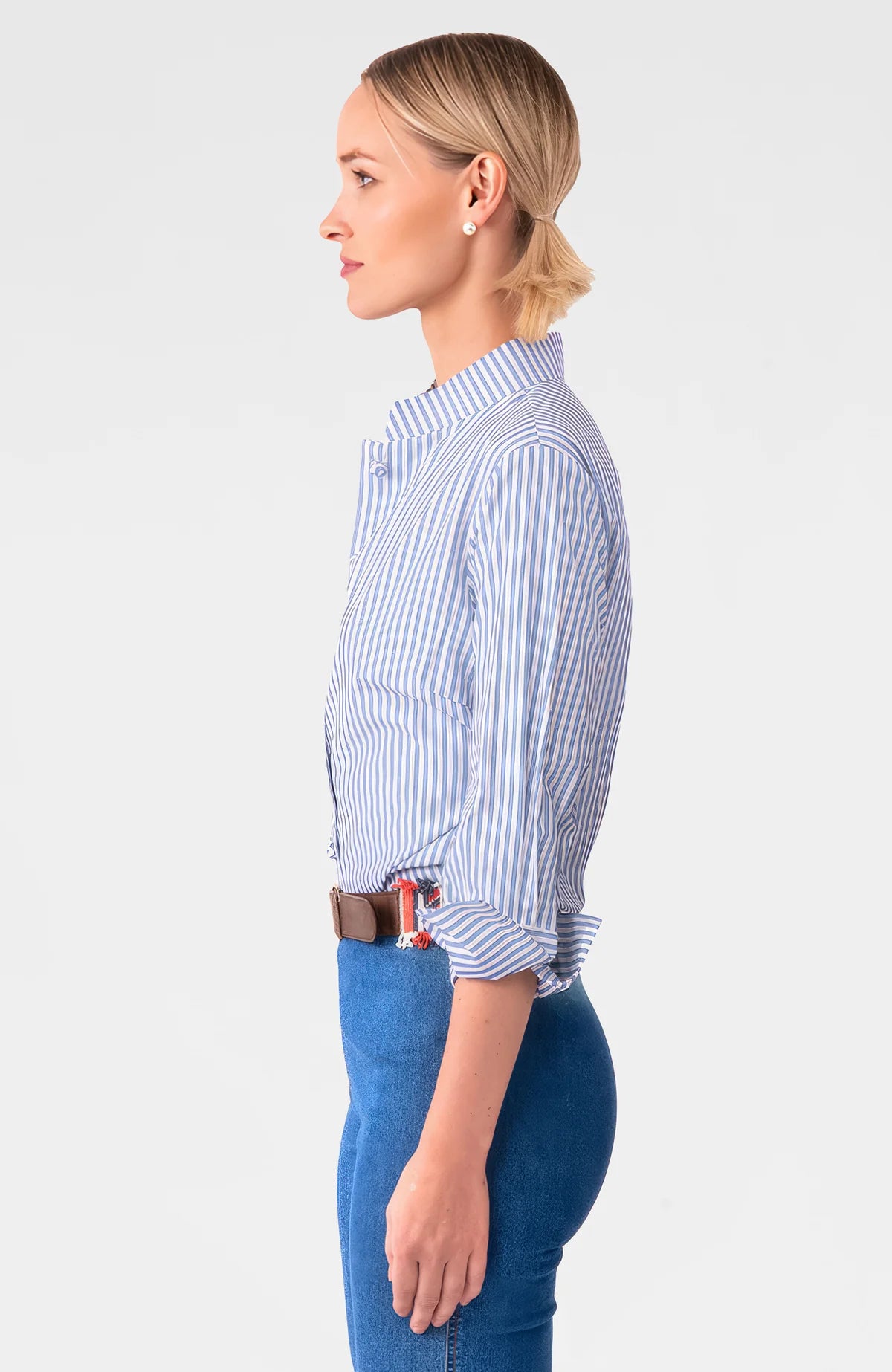 Wash / Wear Forget Me Knot Top - Stripe