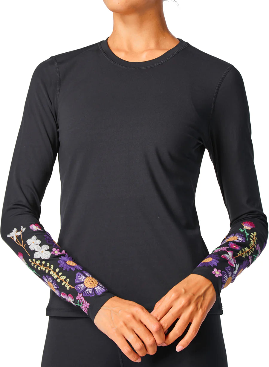 Bouquet Long Sleeve Top by Urban Savage - Wildflower