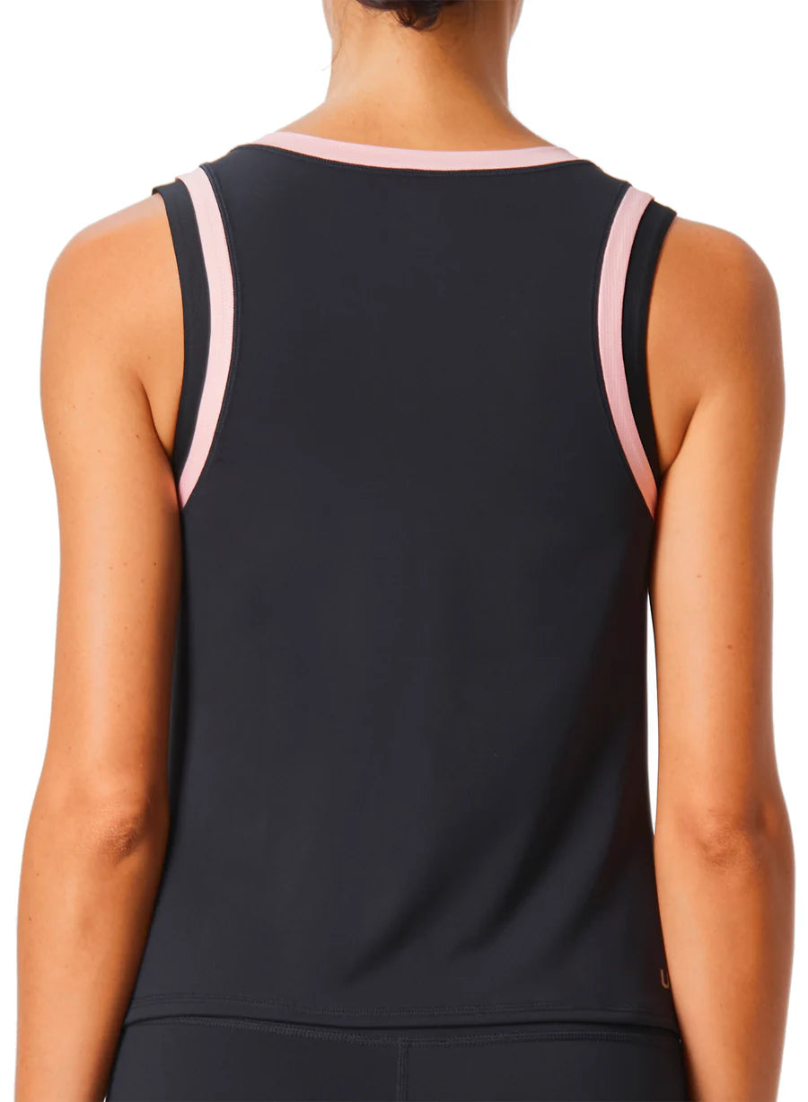 Baseline V-Neck Top by Urban Savage - Rosewood