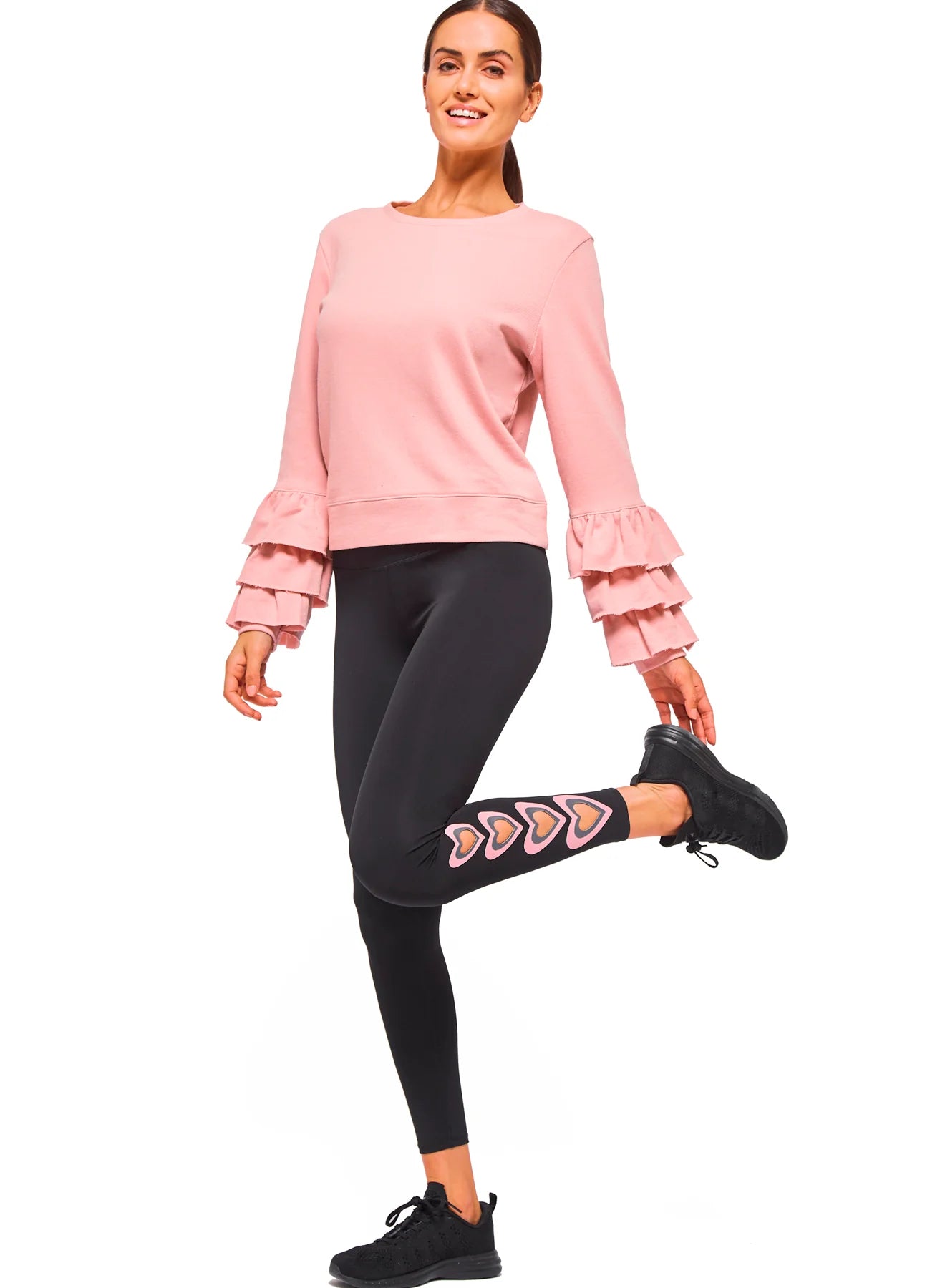 Ruffle Sweatshirt by Urban Savage