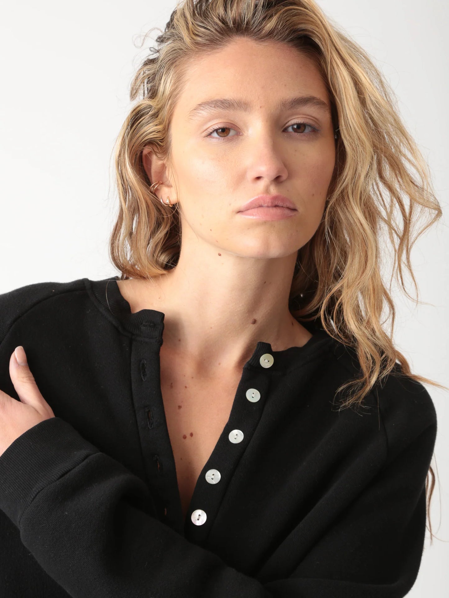 Retro Fleece Robyn Sweatshirt - Onyx