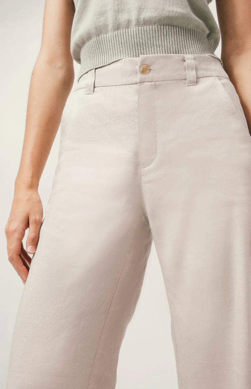 Britt Wide Leg Pant - Silver Grey