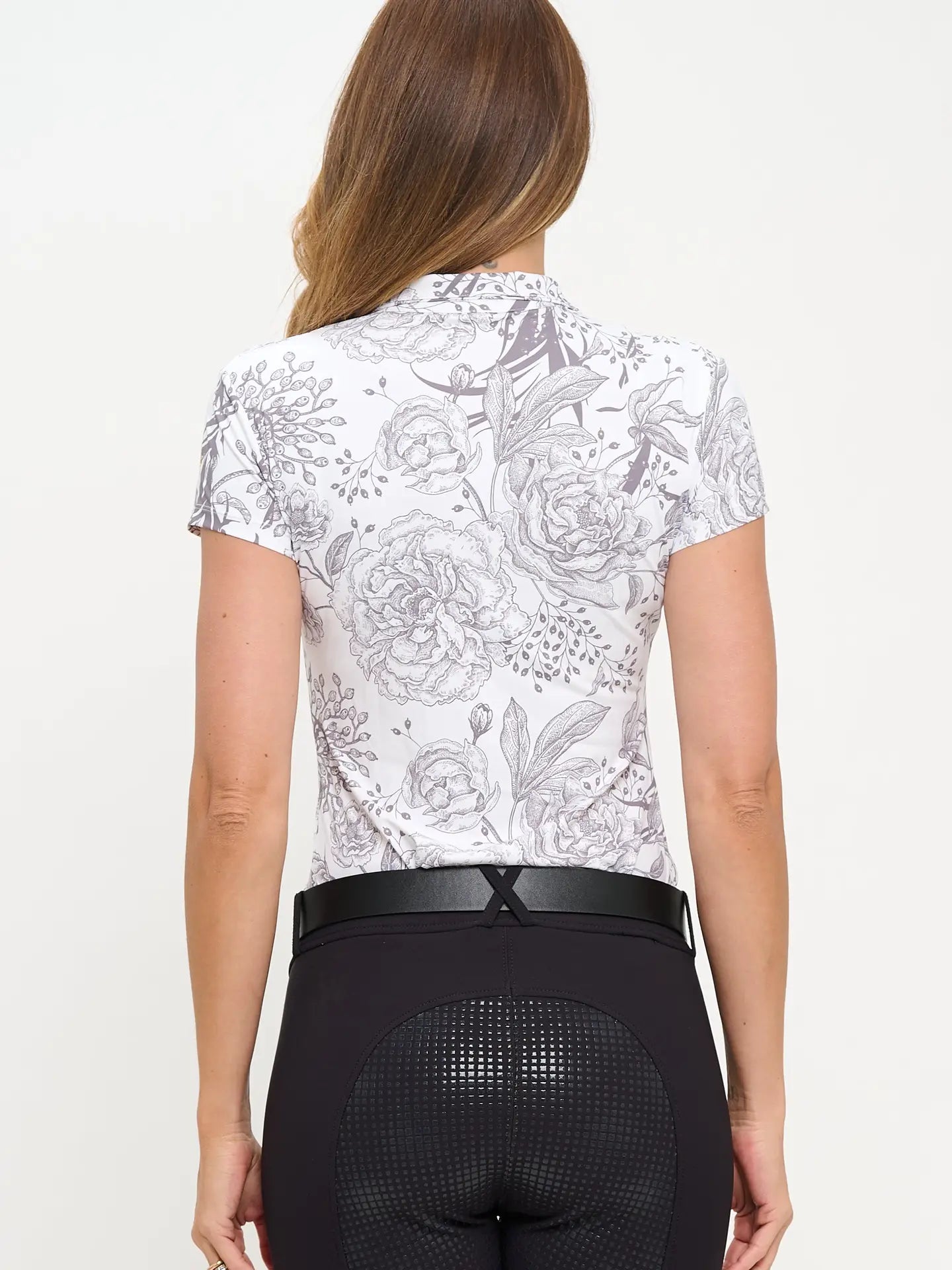 Dancing Equestrian 1/4-Zip Short Sleeve - Hidden Horses