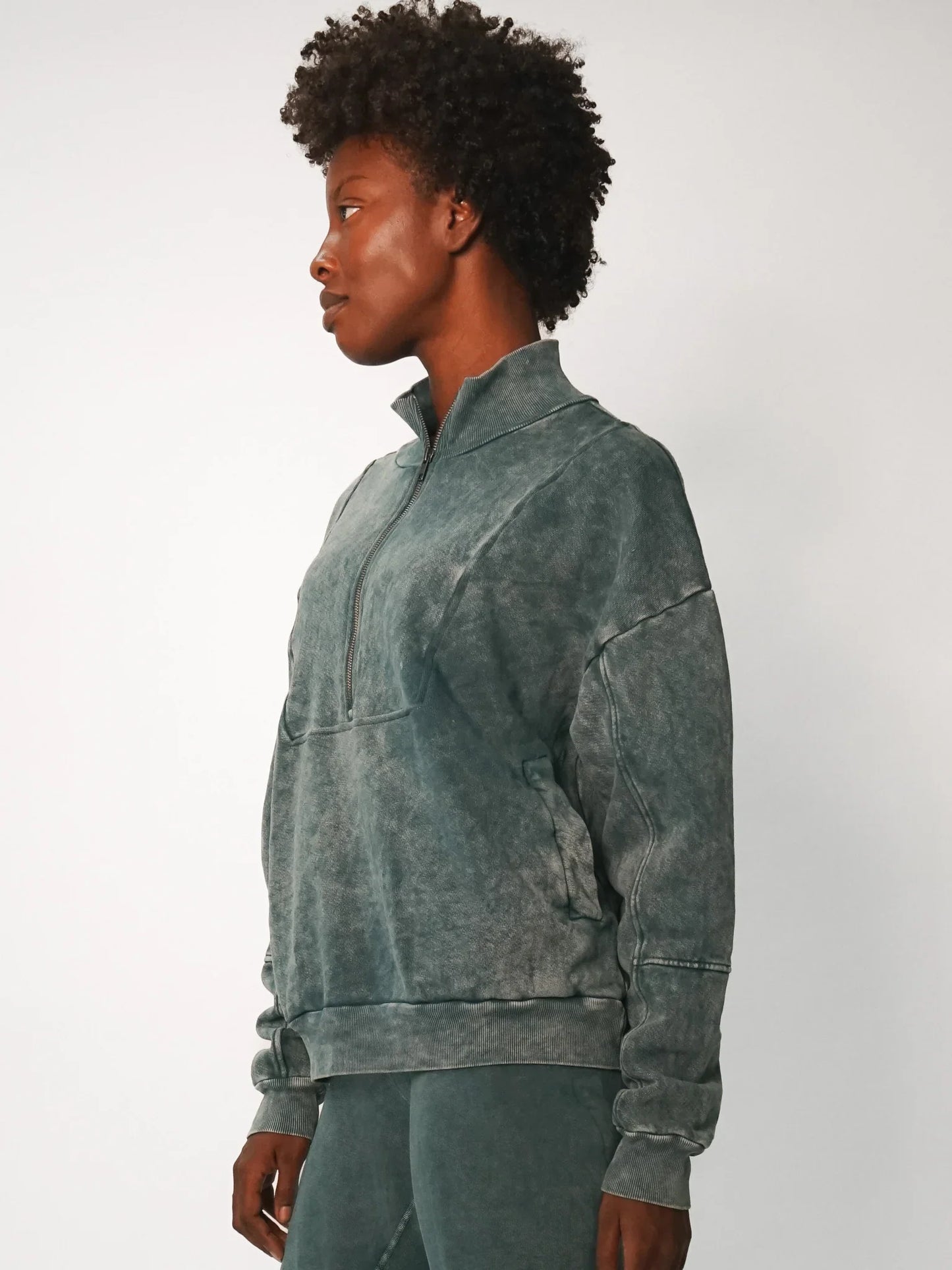 Retro Fleece Beckett Sweatshirt - Pine