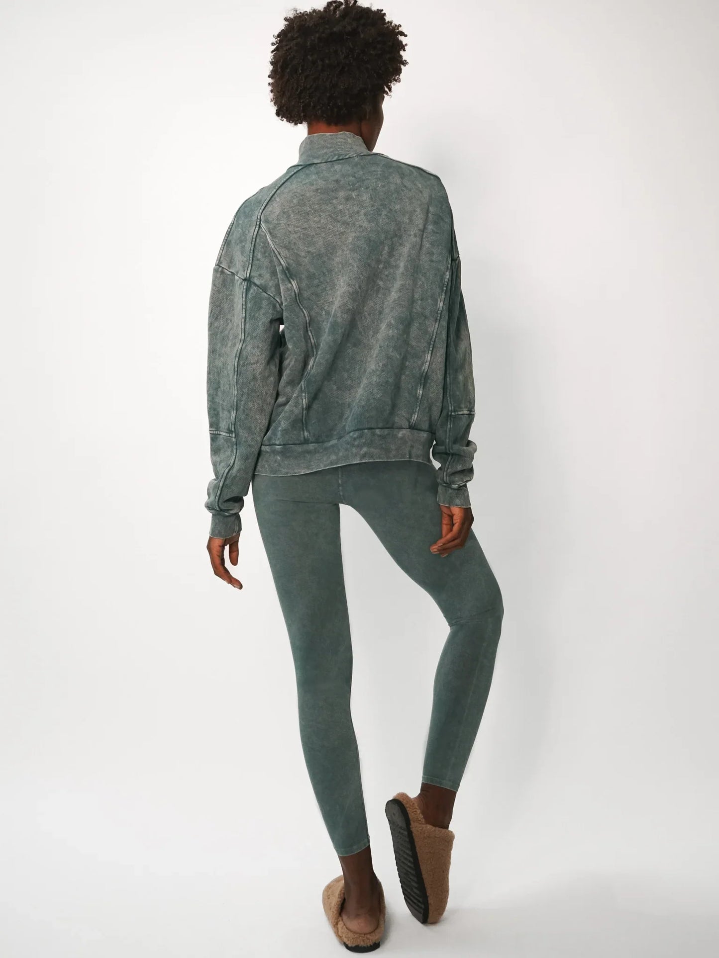 Retro Fleece Beckett Sweatshirt - Pine