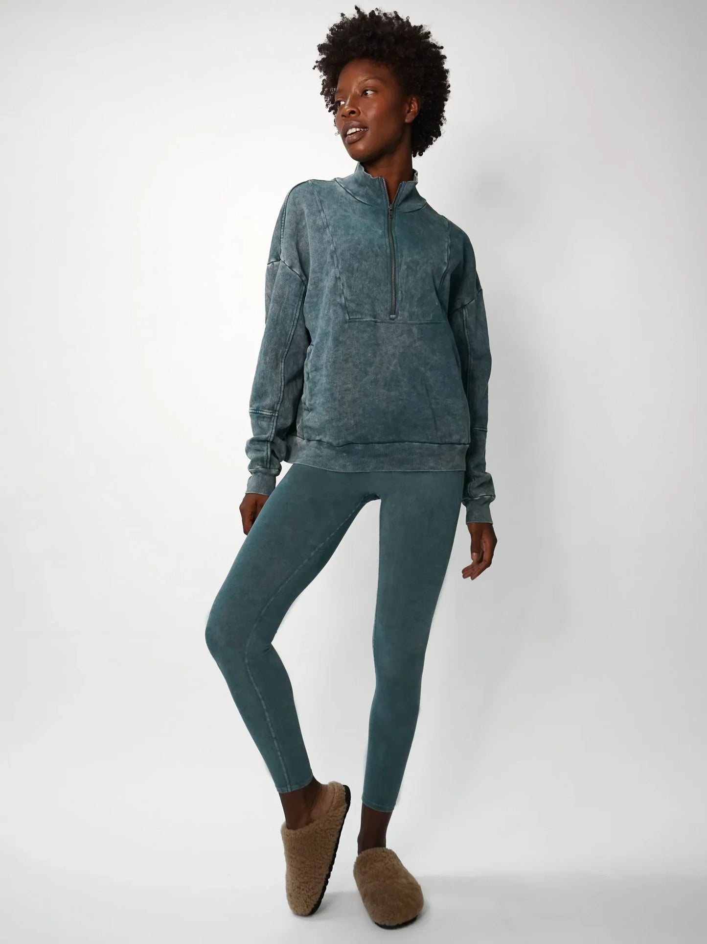 Retro Fleece Beckett Sweatshirt - Pine