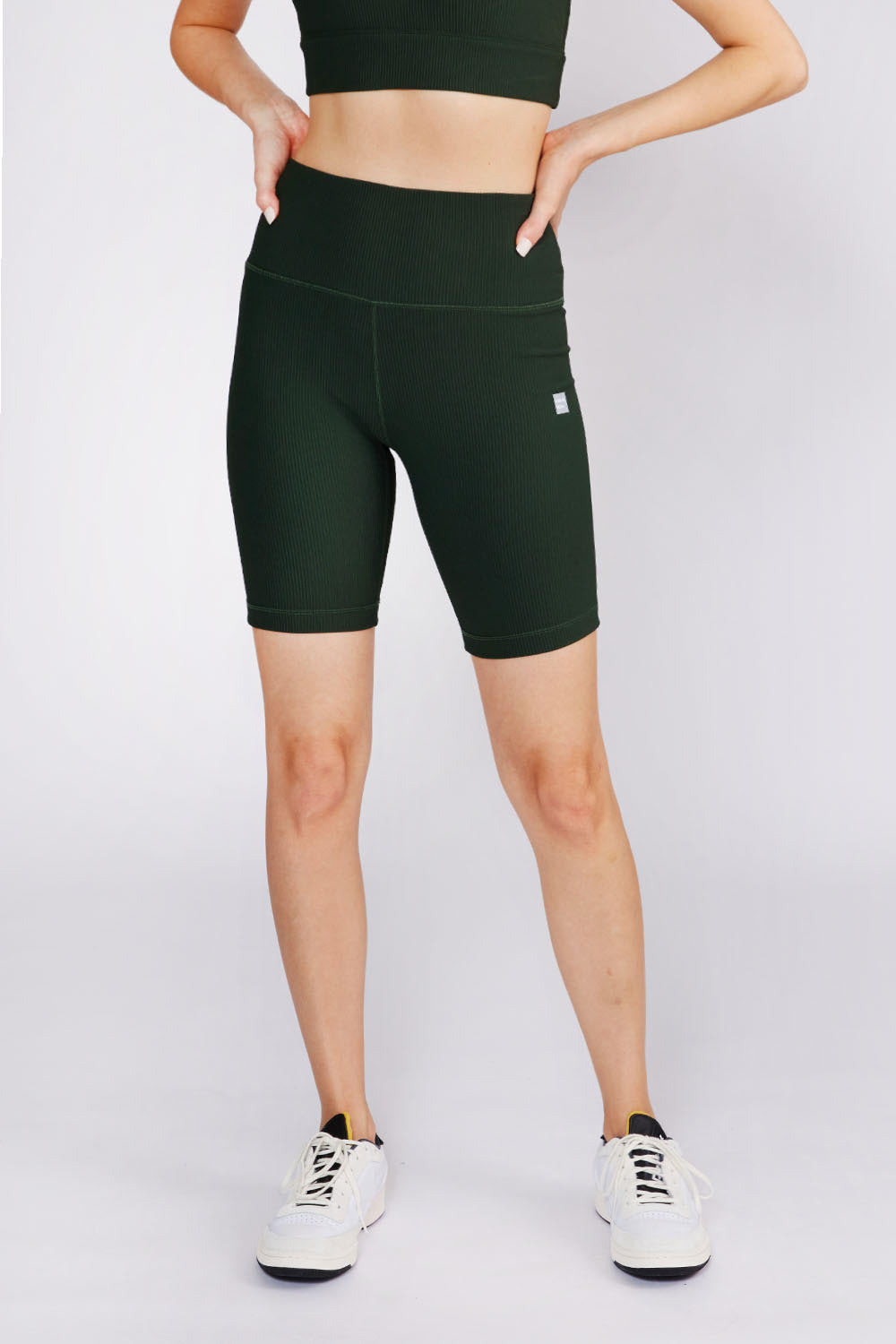 Harper Biker Shorts - Hunter Green
