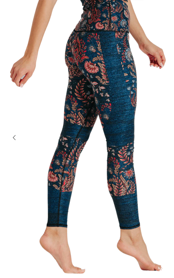 Yoga Leggings - Festival Denim